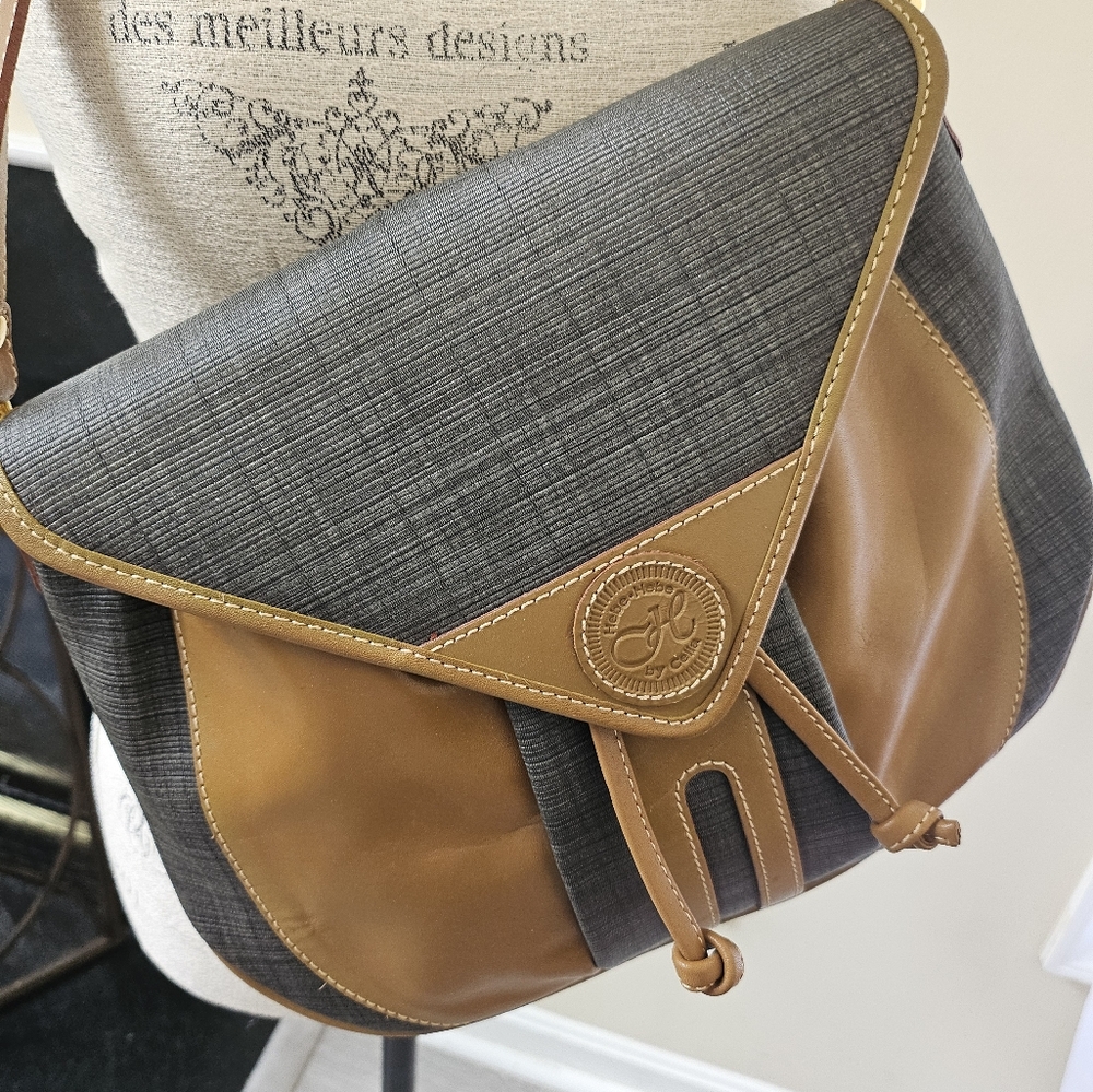 Vintage Hebe by Cella Crossbody Bag Satchel Handbag Retro Chic - Picture 6 of 14